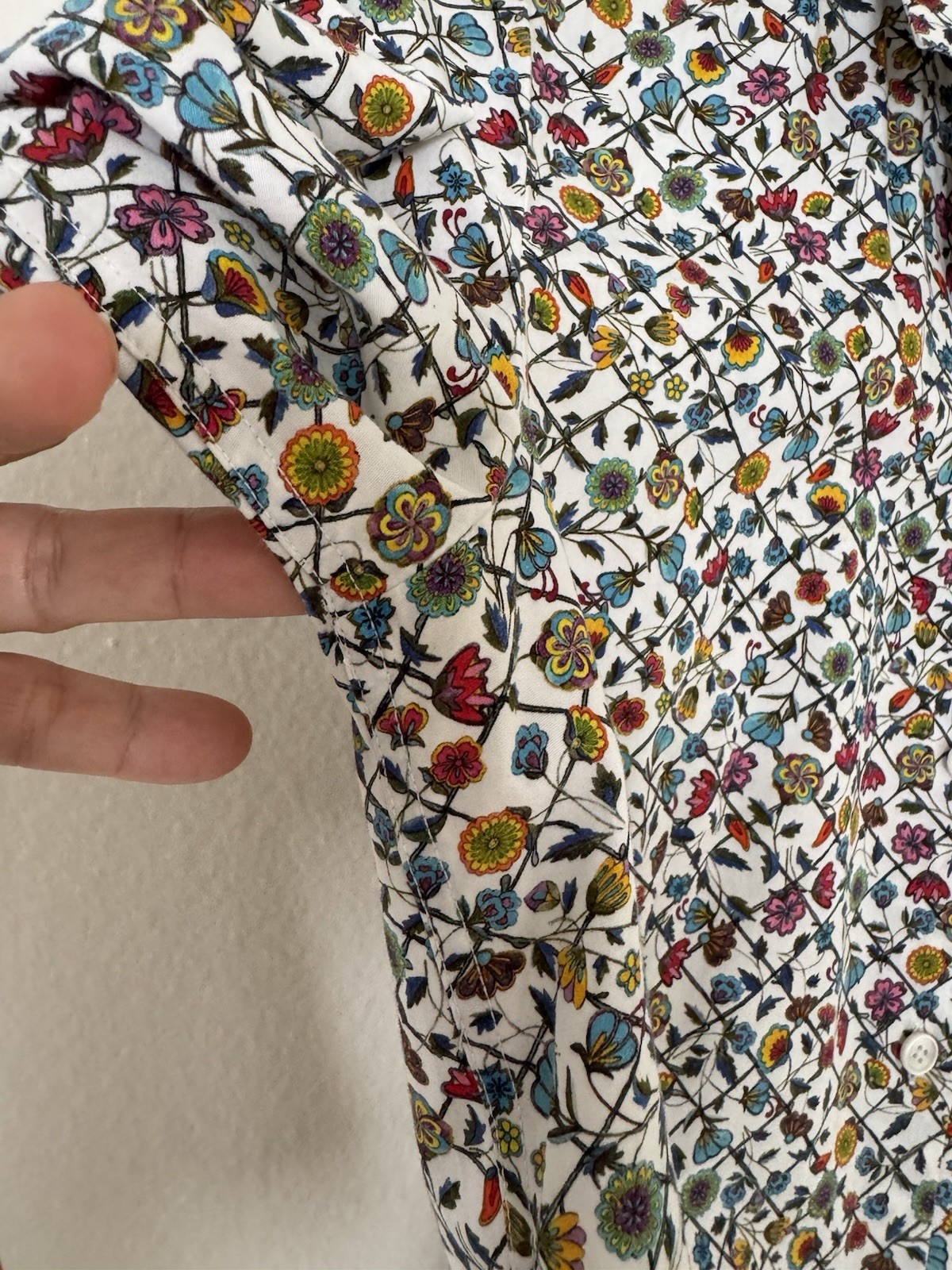Paul Smith PS Floral Button Shirt Women EU 40 US 8 Cotton Multicolor Collared