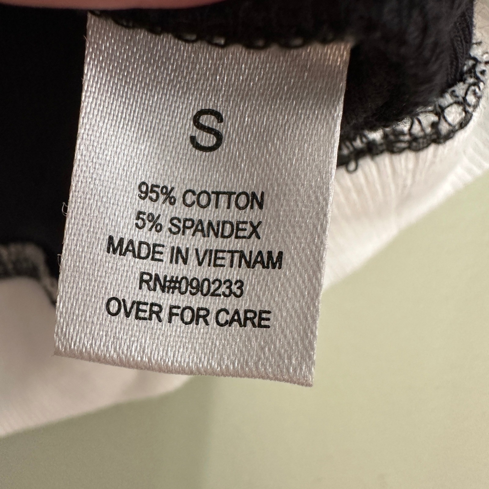 EST.PAC. 1980 Ribbed Layered Top Womens Small Black White 90s Preppy Long Sleeve
