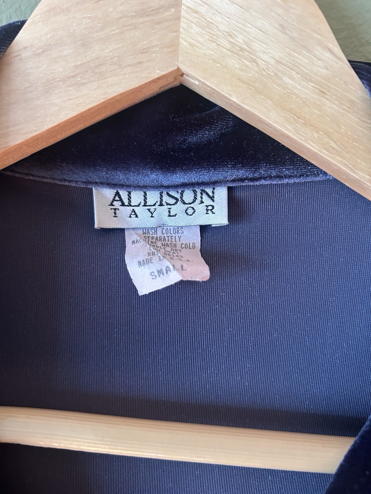 Vintage Whimsigoth 90s Witchy Allison Taylor Women’s Velvet Shirt Jacket Small