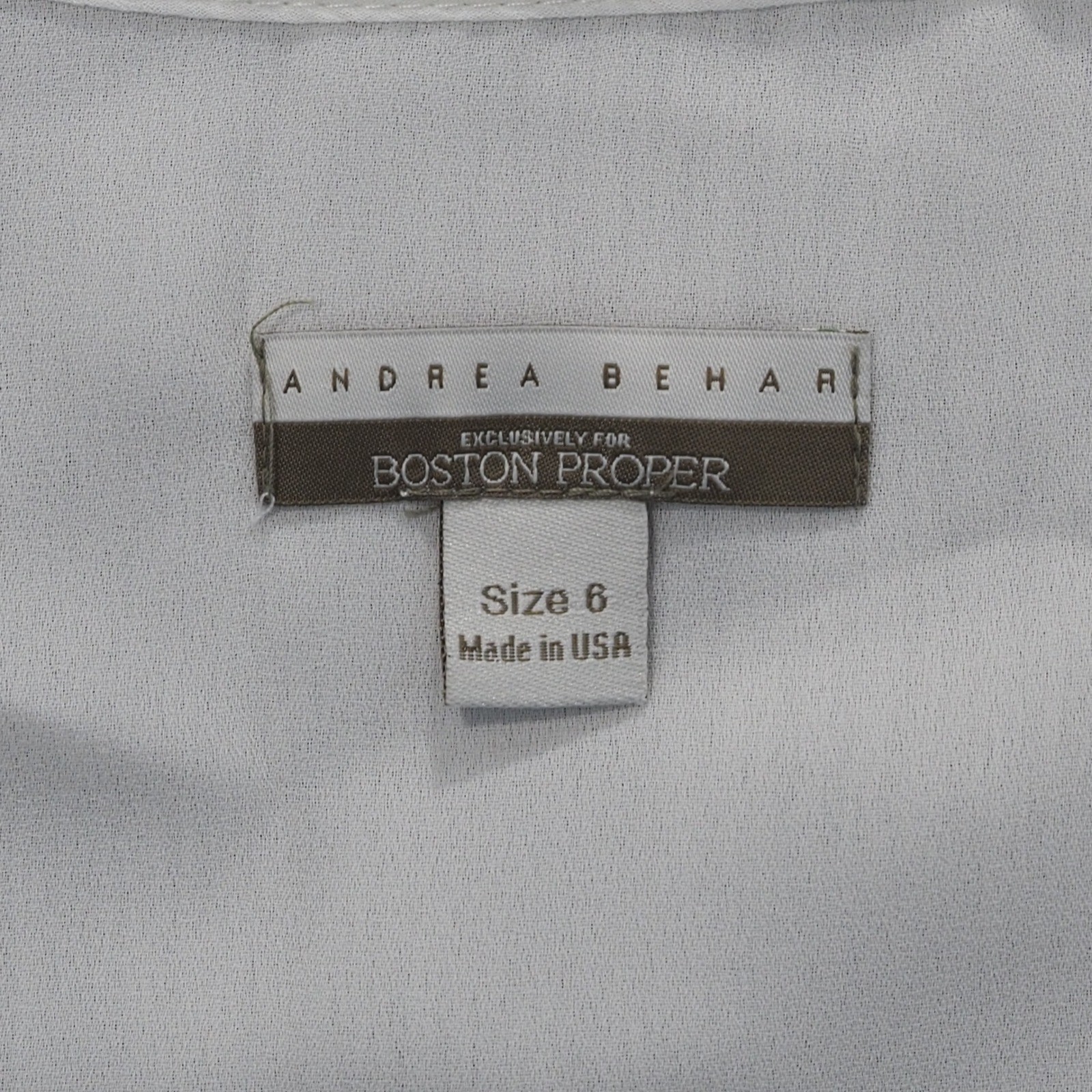 Andrea Behar Boston Proper Tank Top Women 6 White Boho Layered Ruffle Lagenlook