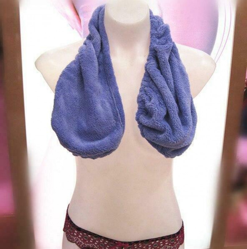 Solid Soft Cotton Comfortable Bath Towel Bras Crop Bra Top Clothing Women New