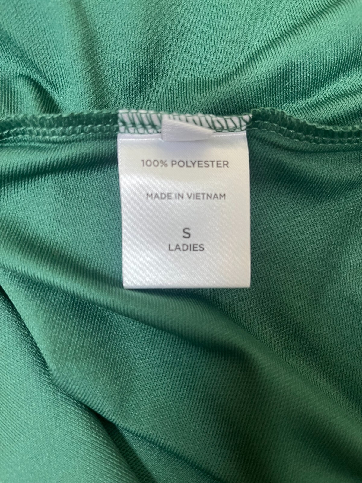 Sport Tek Women’s Dri-Fit Performance Polo Shirt Forest Green Athletic Small New