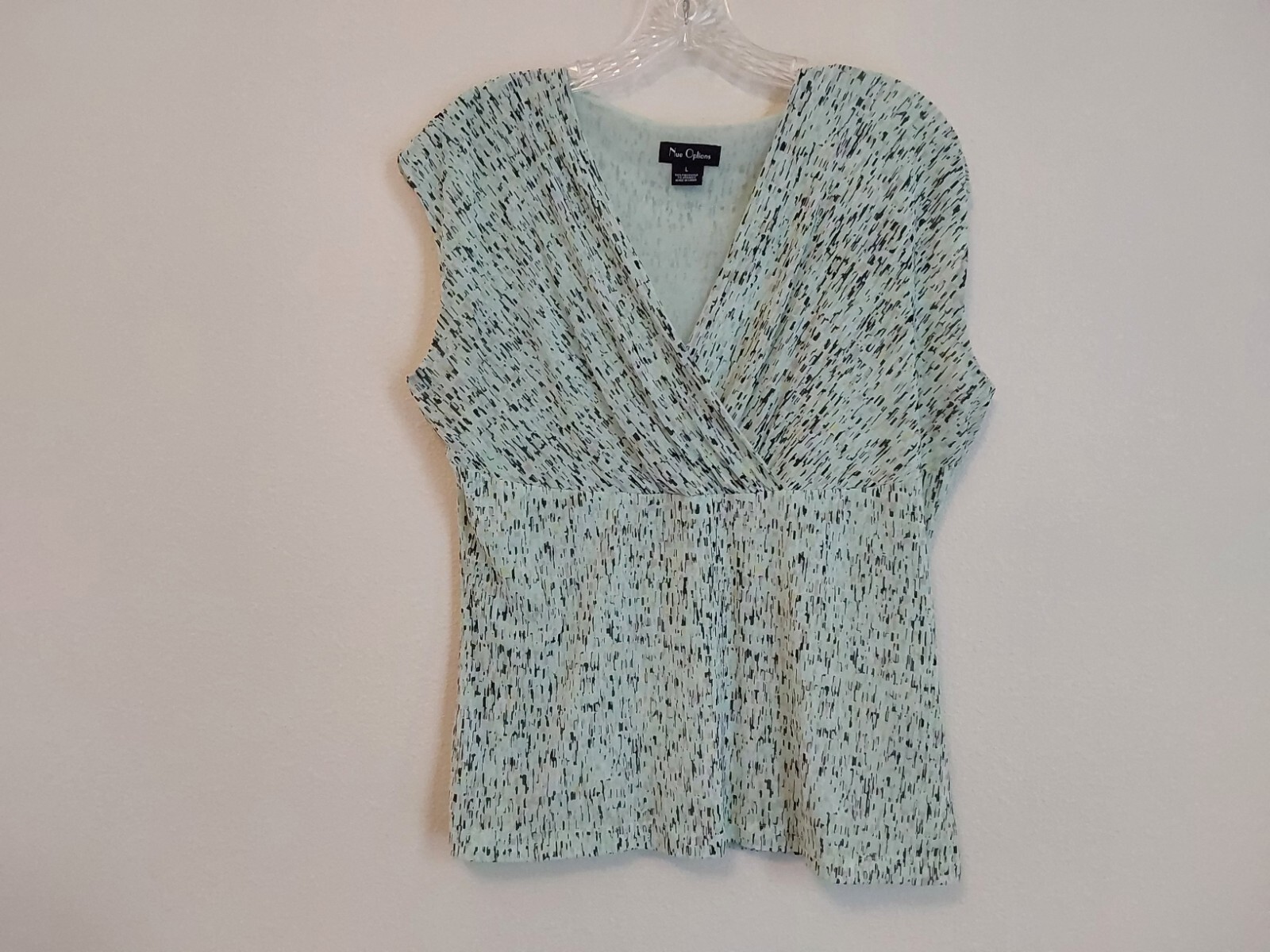 Nue Options Womens Sleeveless Blouse Size Large