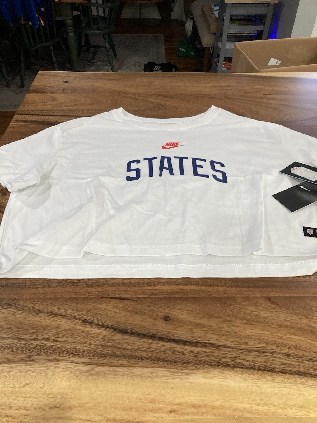 Nike Women’s US Soccer OLYMPICS Crop Top T-shirt Size XL – CW4308-100 WHITE NWT