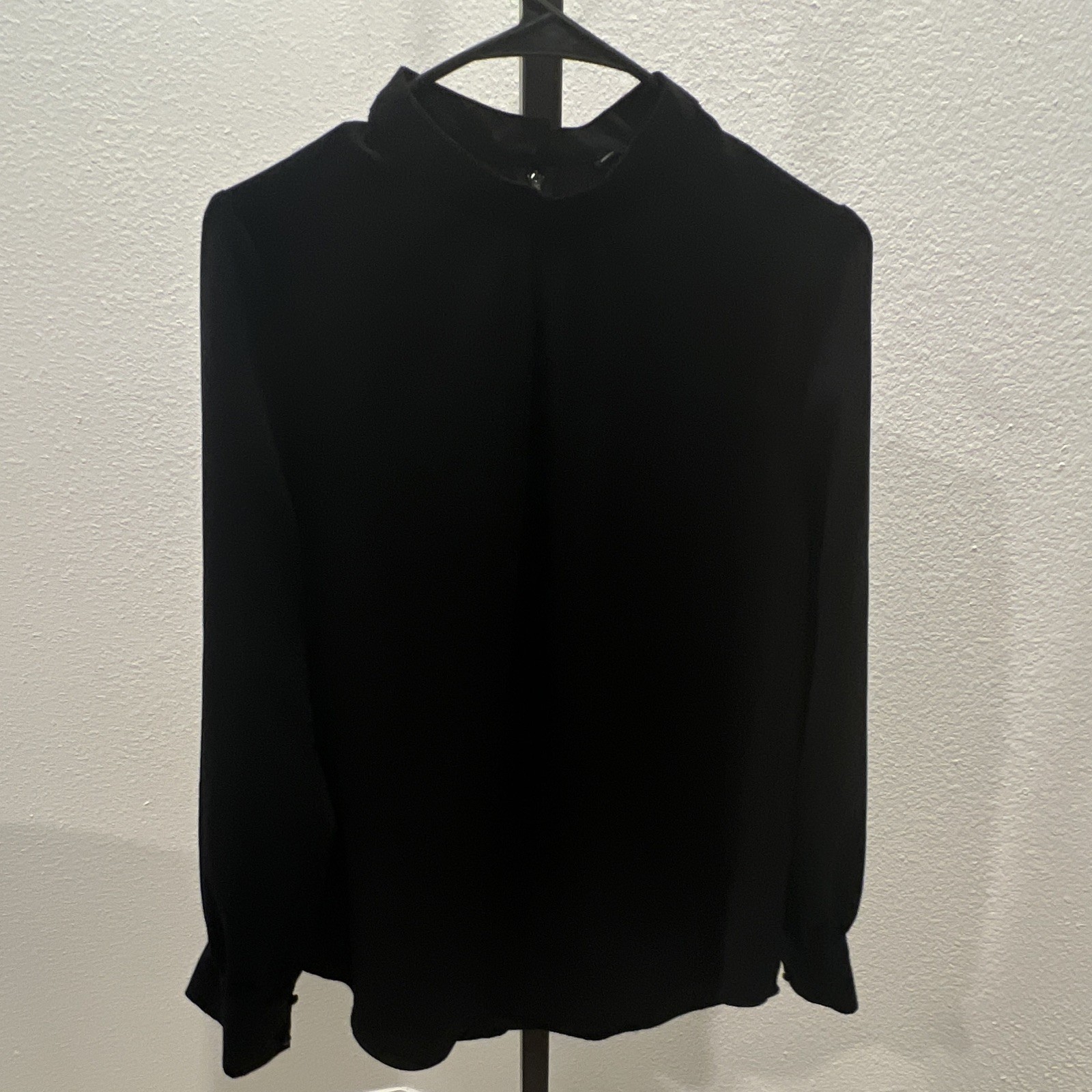 GU Japan Women Stand Up Collar Blouse Size M