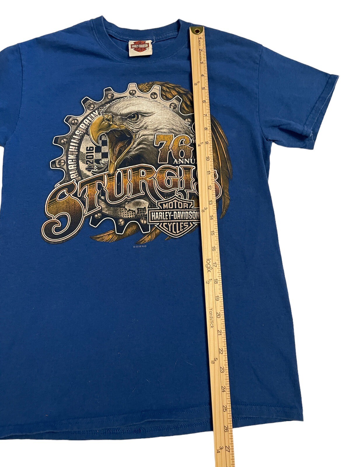 Harley Davidson Shirt Womens Small 76th Annual 2016 Sturgis Black Hills Rally