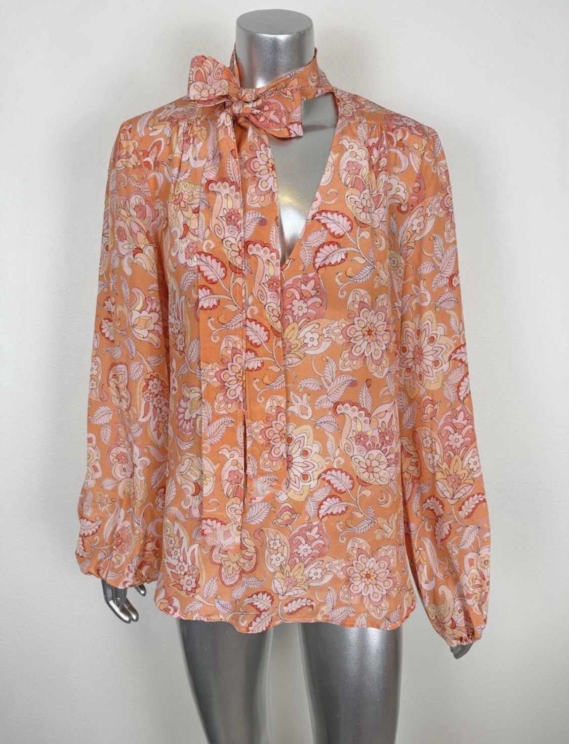 RIXO London Silk Blouse – Medium