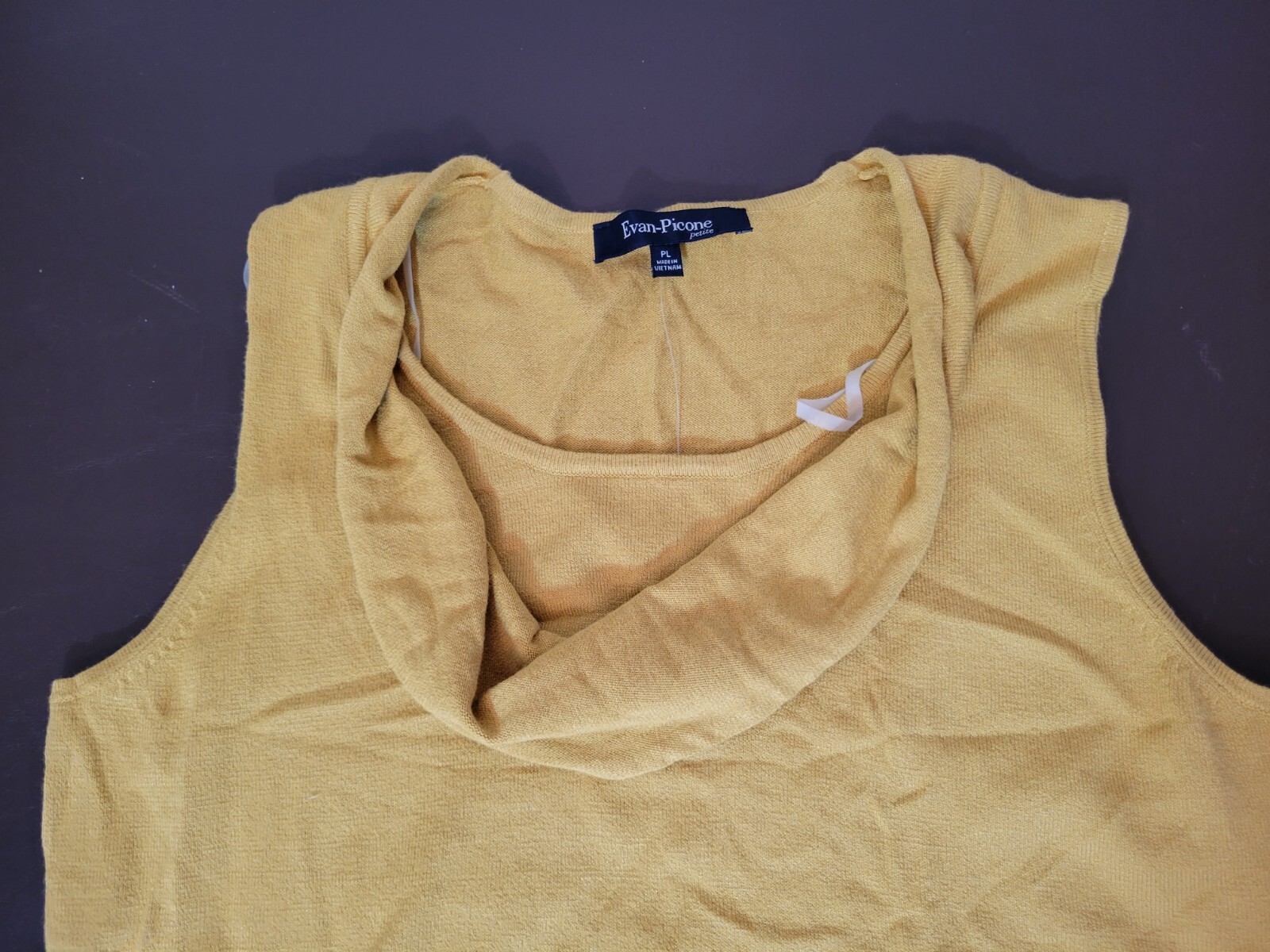 Evan Picone Womens Pl Petite Large Sleeveless Blouse Top Shirt Brand New Smart