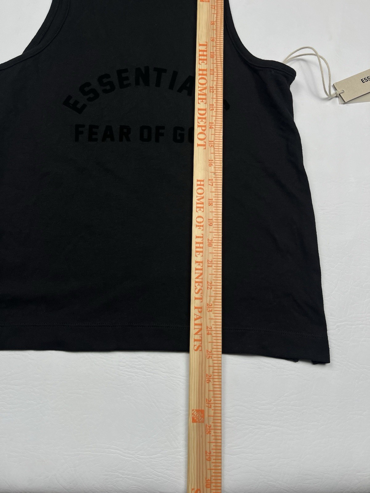Fear Of God Essentials Tank Top Womens Small Black Sleeveless Performance