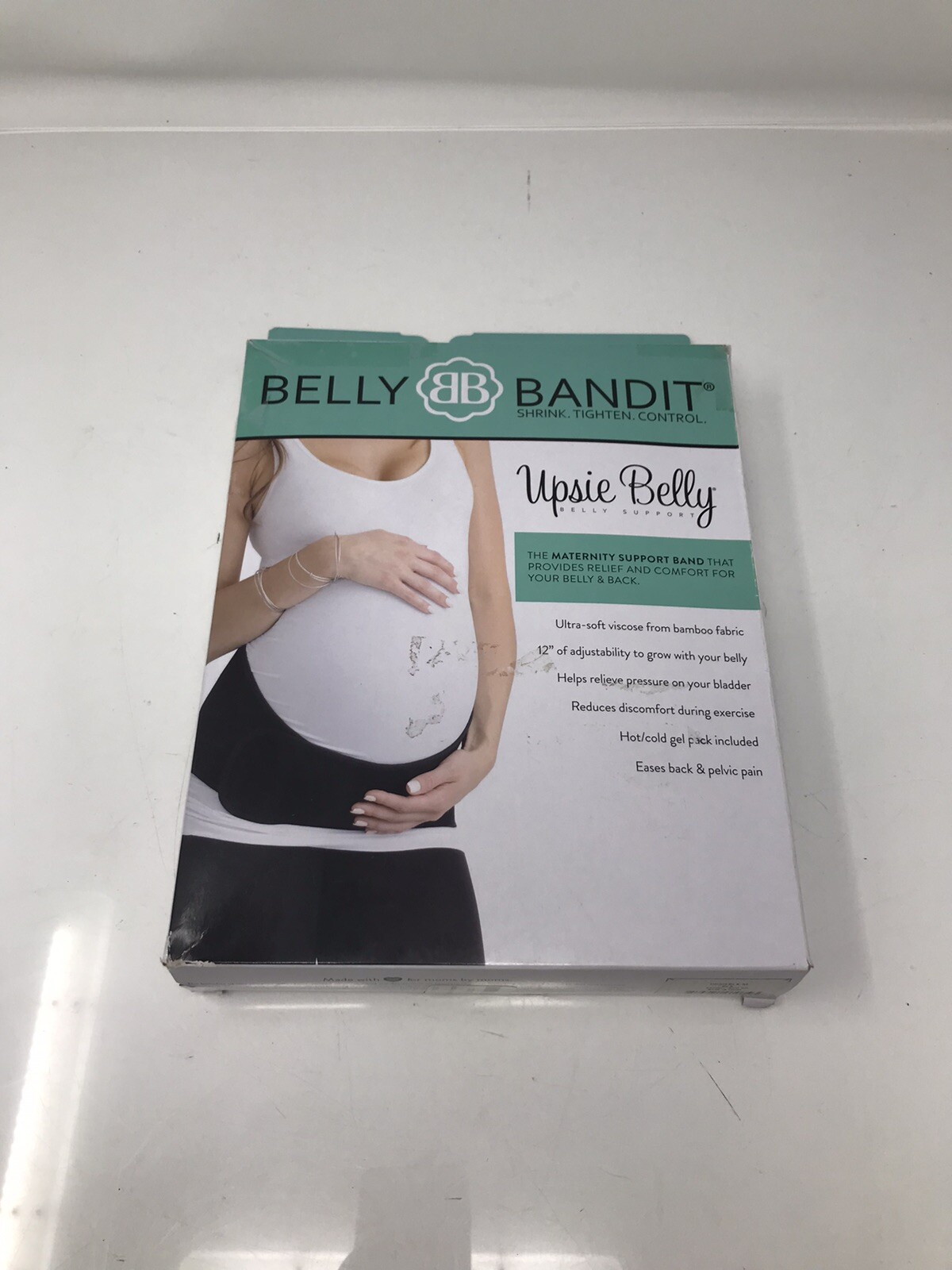 Belly Bandit – Upsie Belly Pregnancy Support Band – XL, Black