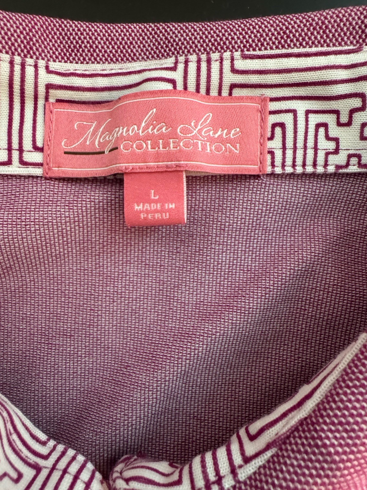 Magnolia Lane Collection Polo – Size Large – The Masters
