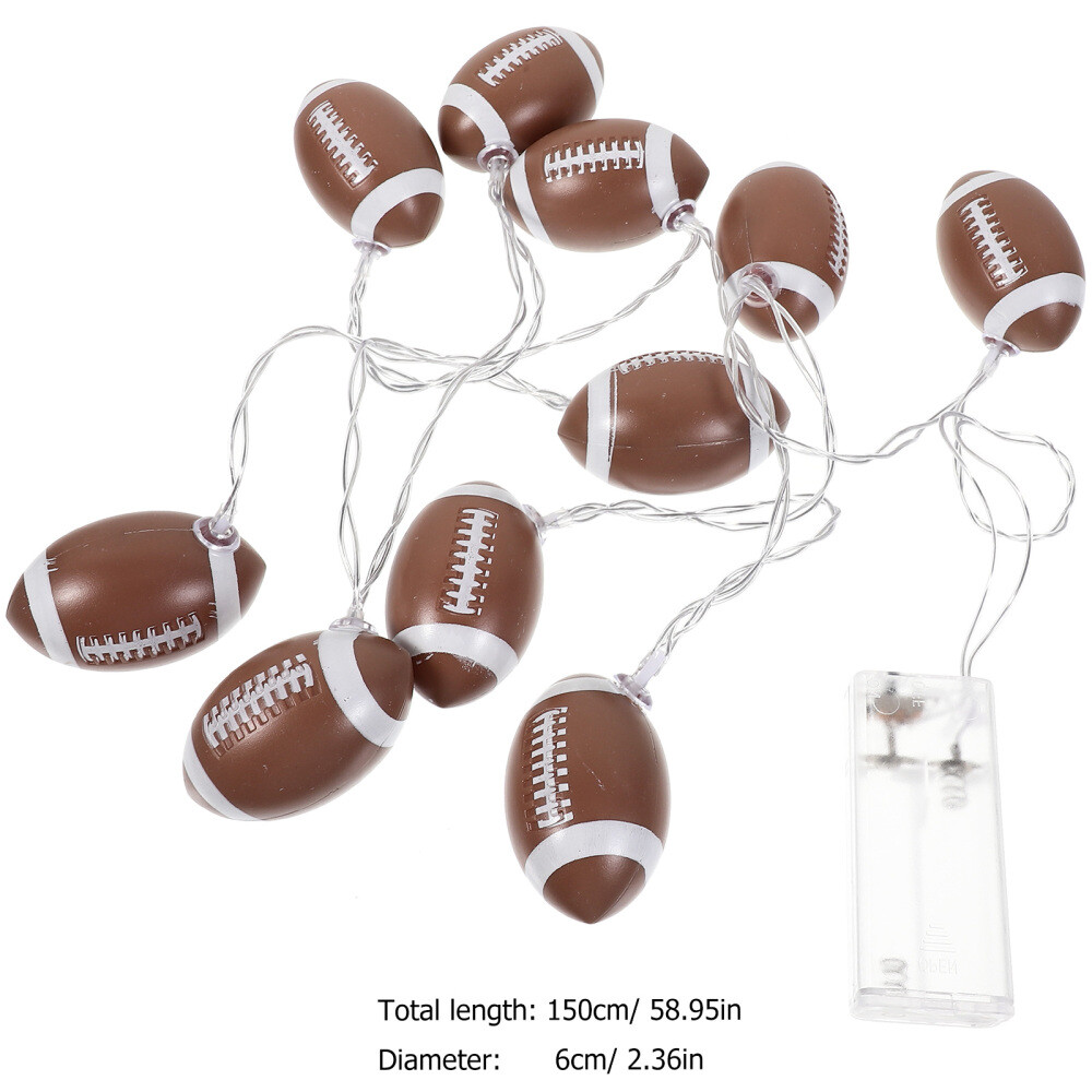 Rugby Atmosphere Lights Child Boy Bedroom Decor Football Party Decorations