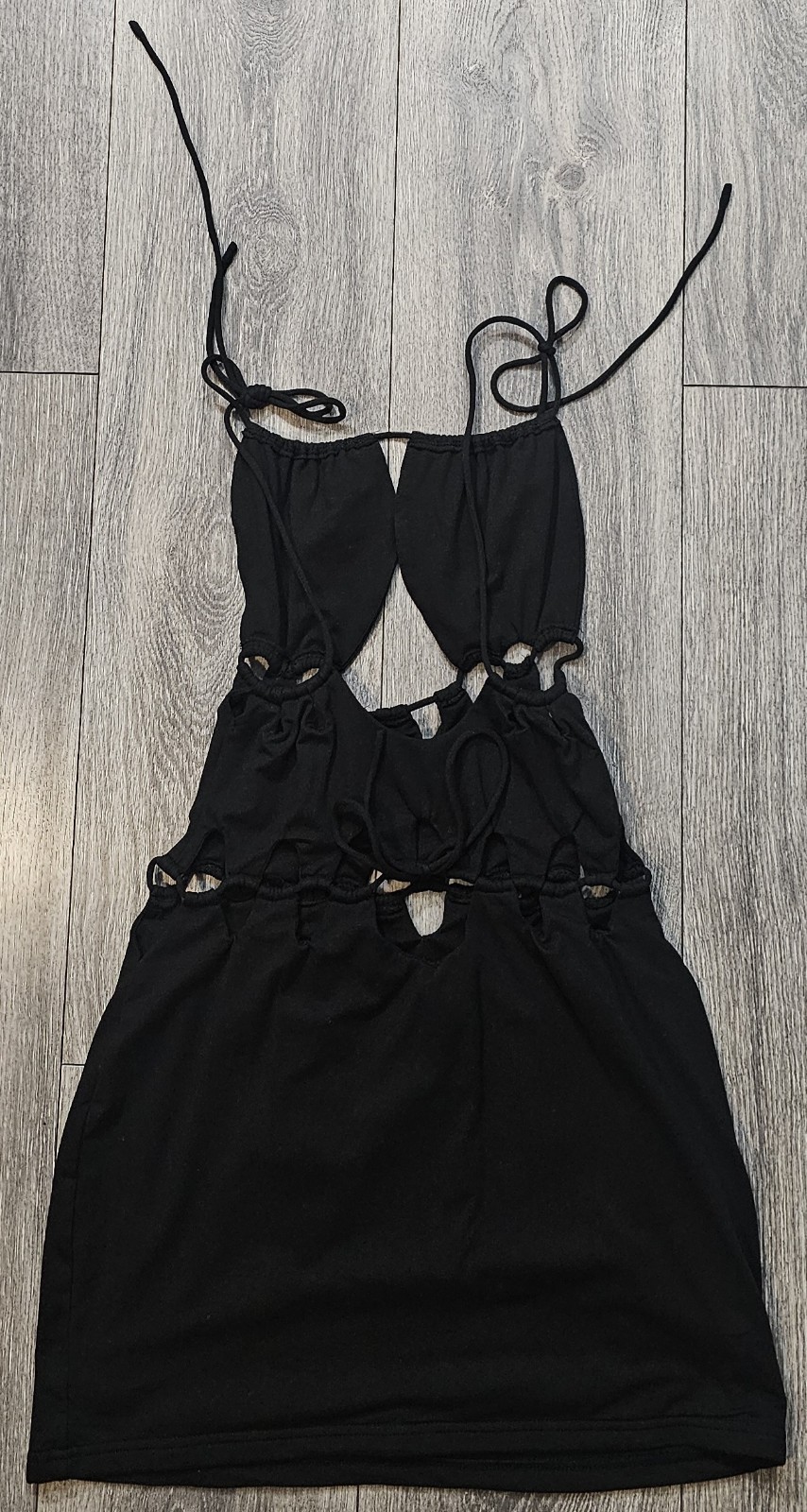 Outcast Exclusives Womens Cut Out Blouse Top Black Size Medium Sexy Summer Beach