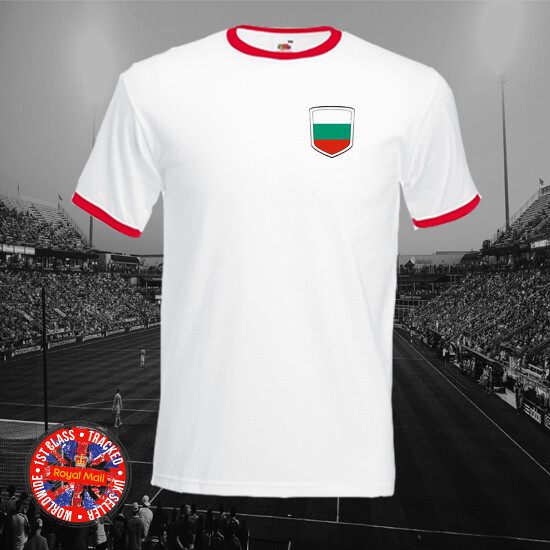 Bulgaria Soccer Football RInger Retro T-shirt World Cup Euros Gift Unisex