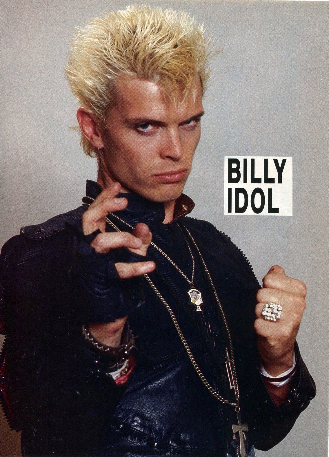 Billy Idol Logo Womans Tank Sleep Shirt Punk Rock Music