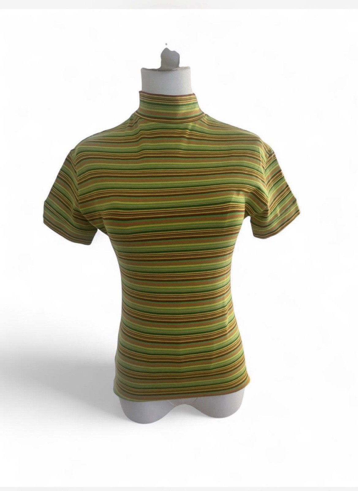 1970s mock turtle neck top
