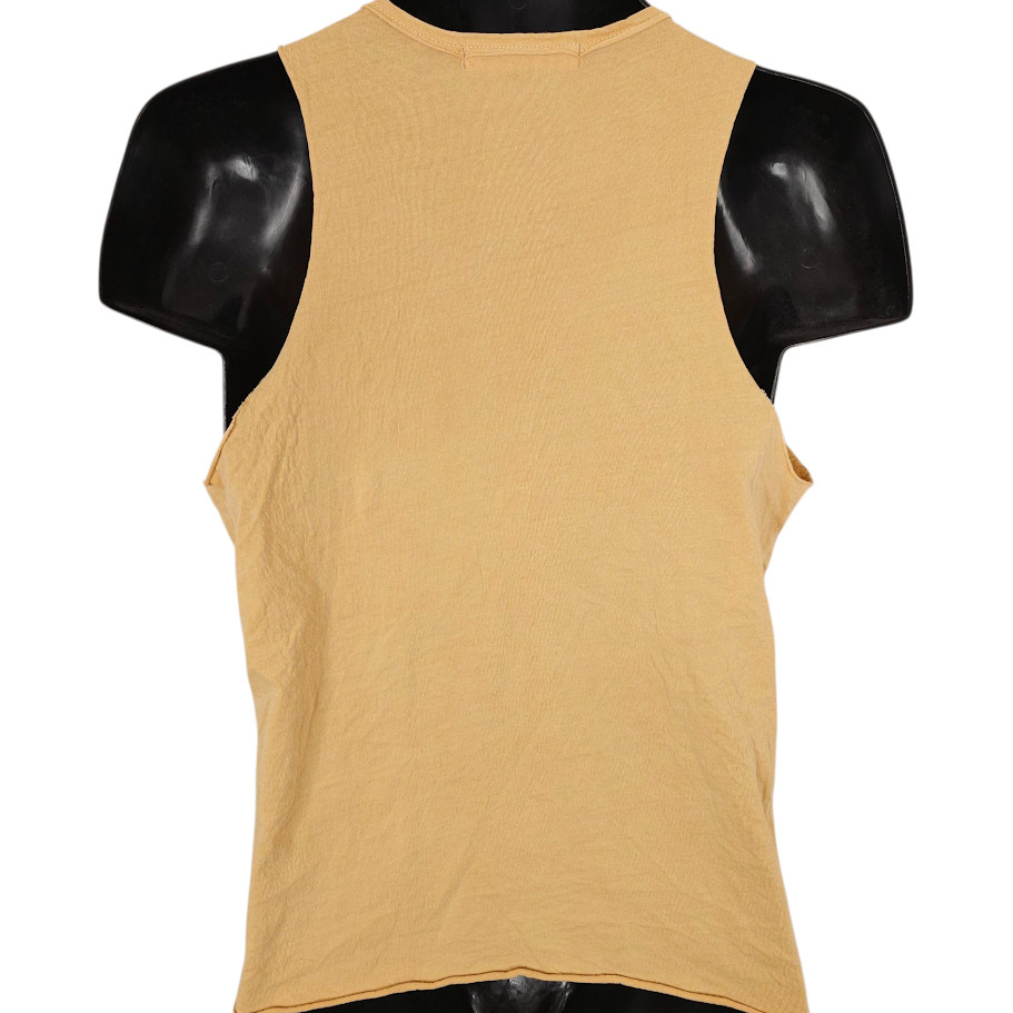 Put A Smile On Your Face Tank Top Womens Size Large Orange Project Social T USA