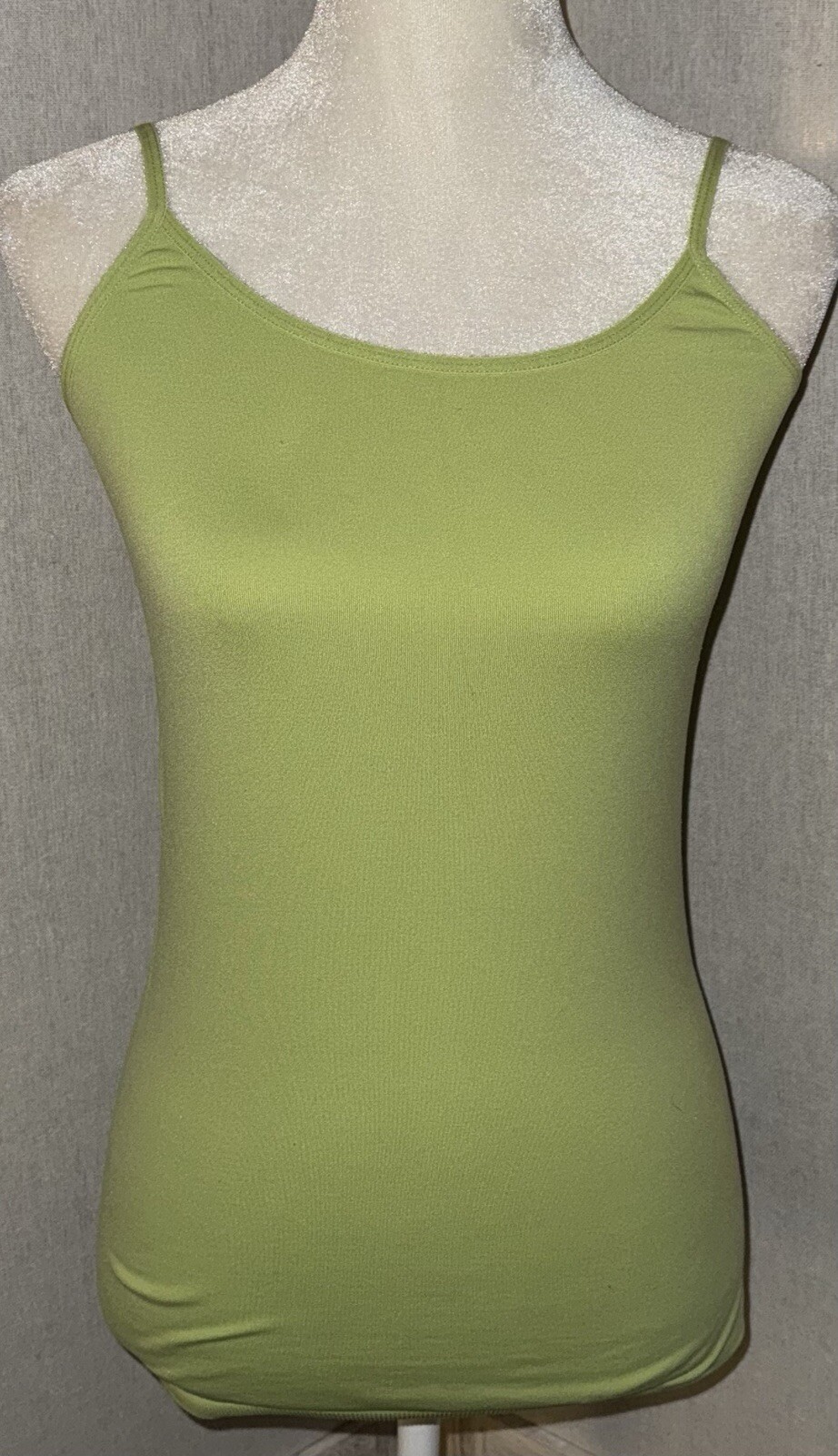 Worthington Suitable Seamless Tank Cami Stretch Lime Green Small/medium