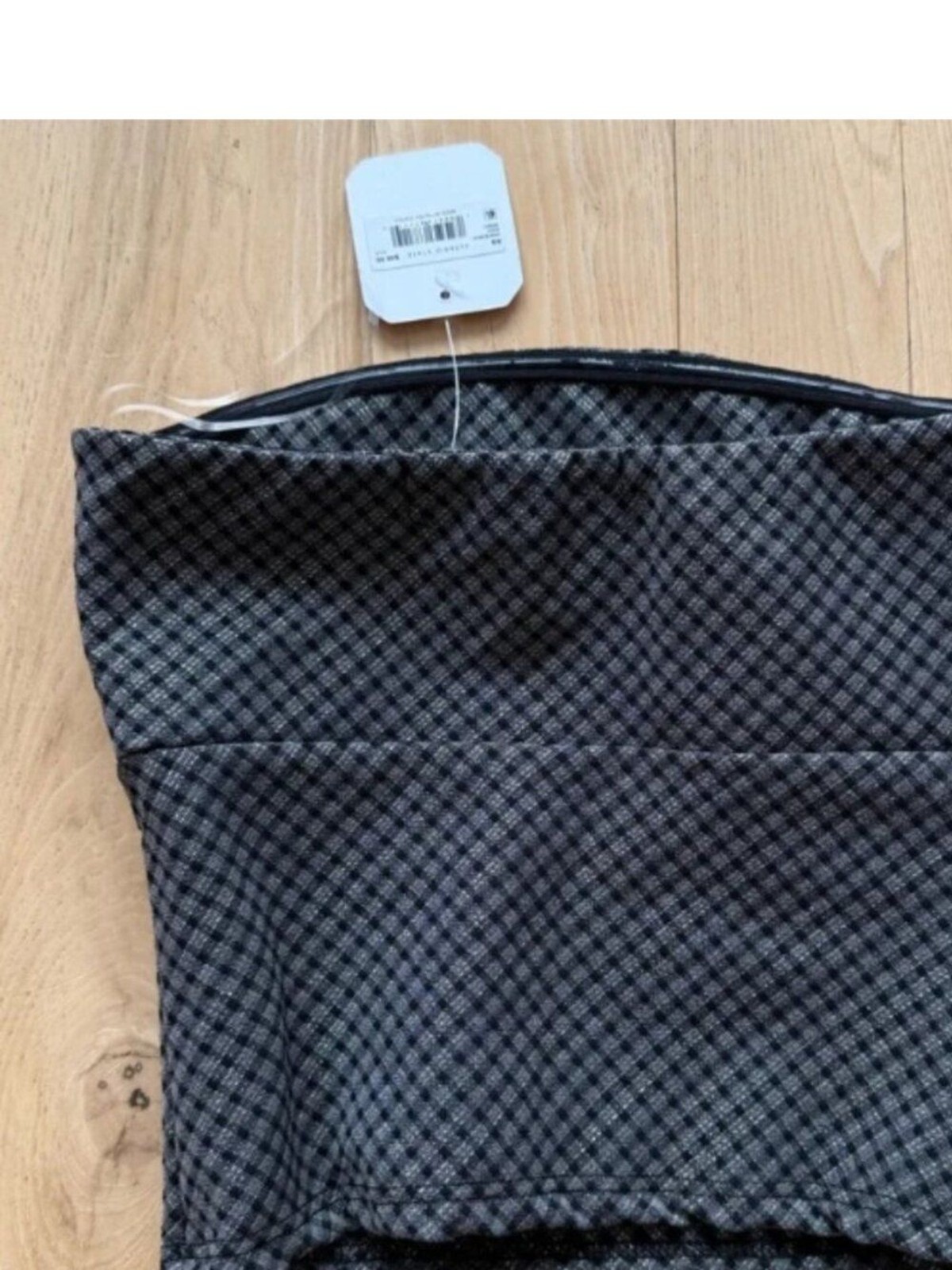 NWT Altar’d State Black & Gold Houndstooth Tube Top – Size M