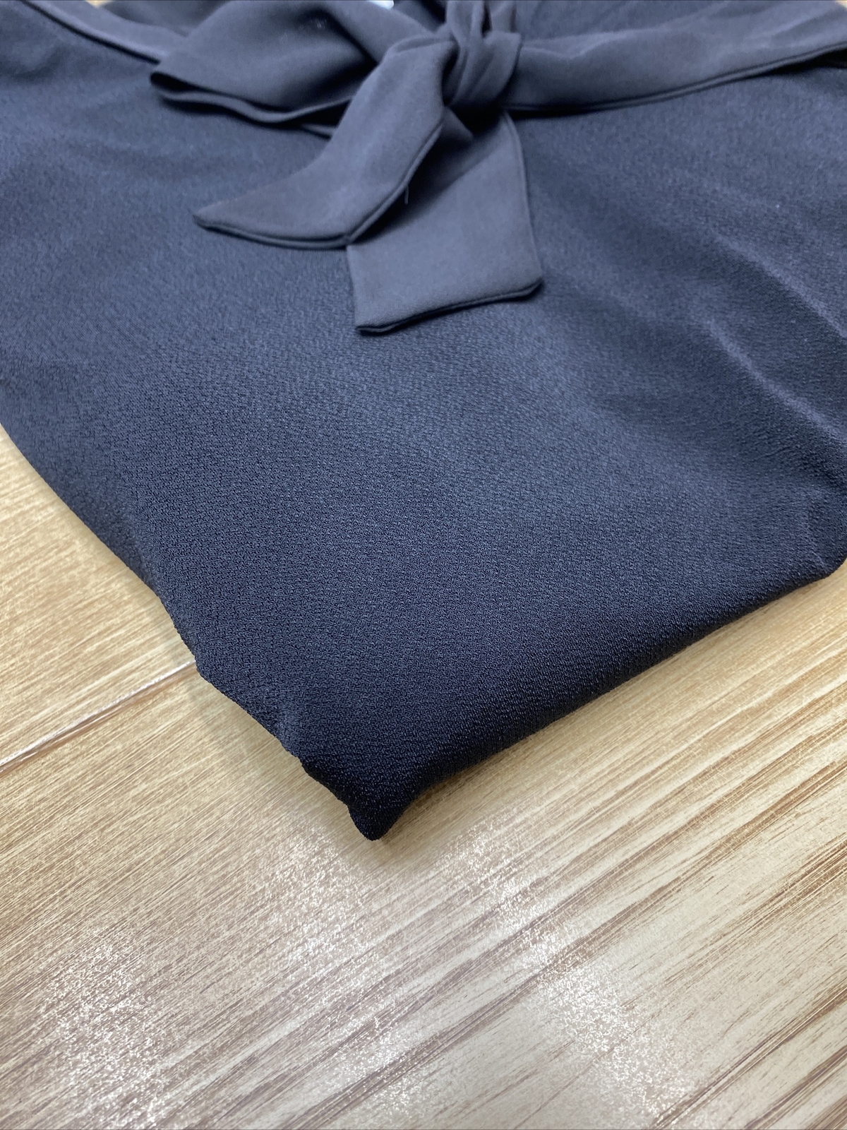 Blusa Para Mujer Charter Club Manga Larga Con Cuello Anudado Para Oficina Talla