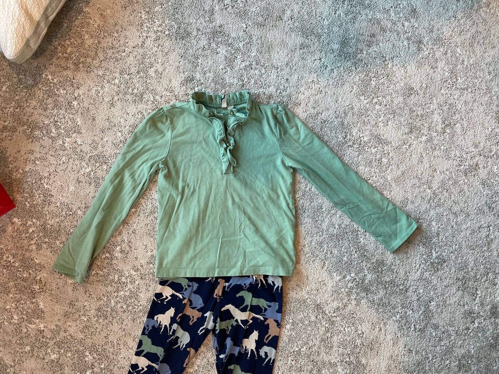 Janie & Jack Equestrian blouse and The Everyday Legging