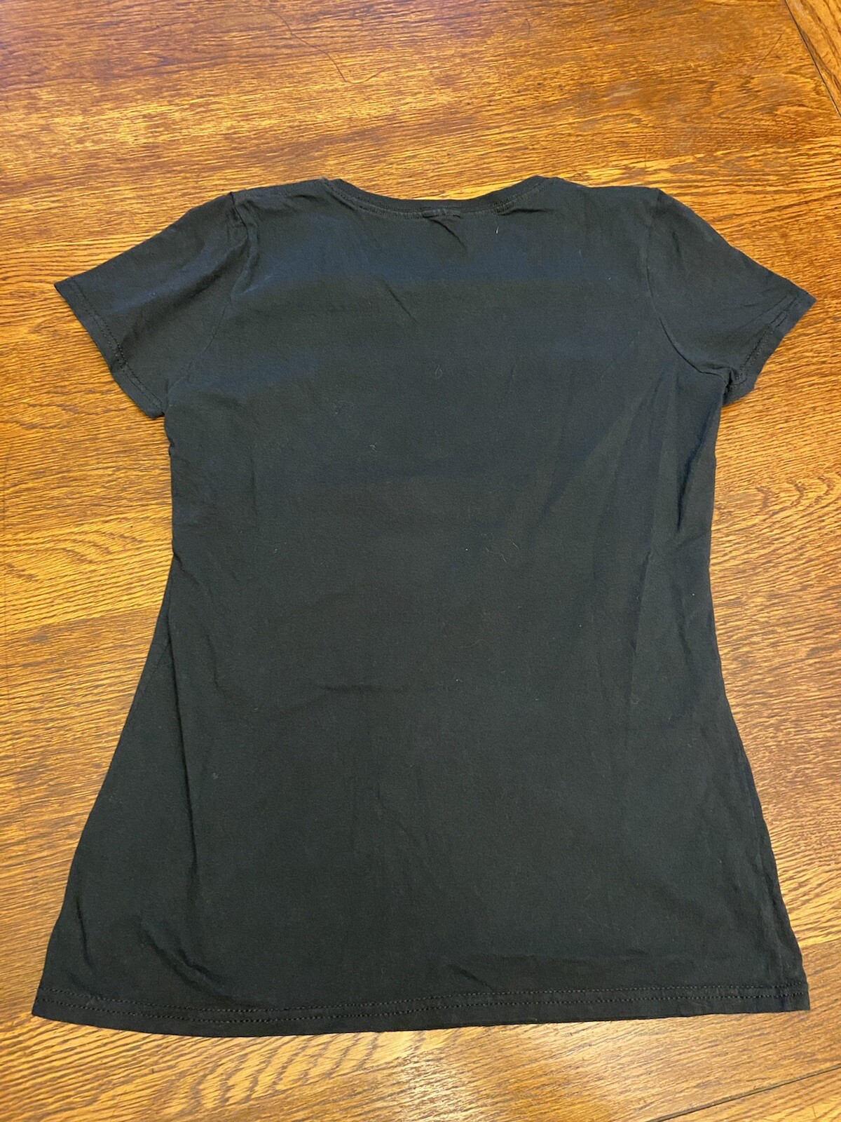Disney Pixar Toy Story 1 T-Shirt Black Woody Buzz Fits Like Ladies S