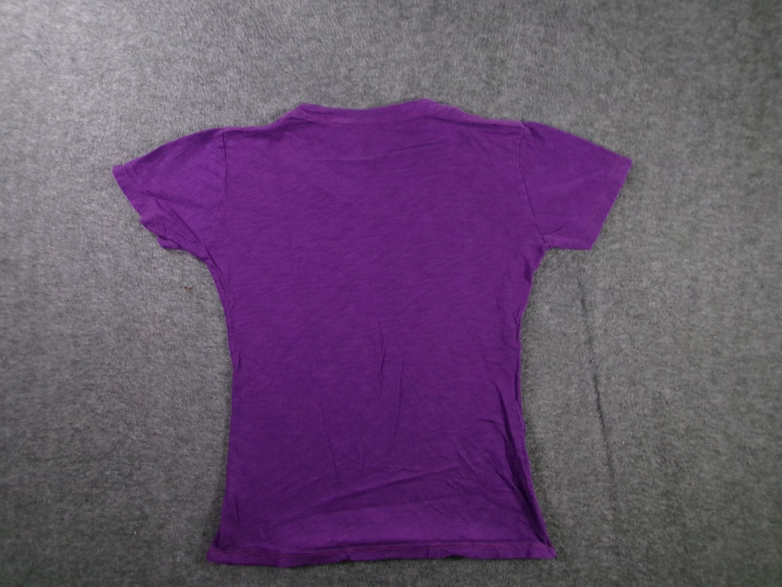 i love basic Top Women Large Purple V Neck Fitted Base Layer Capsule
