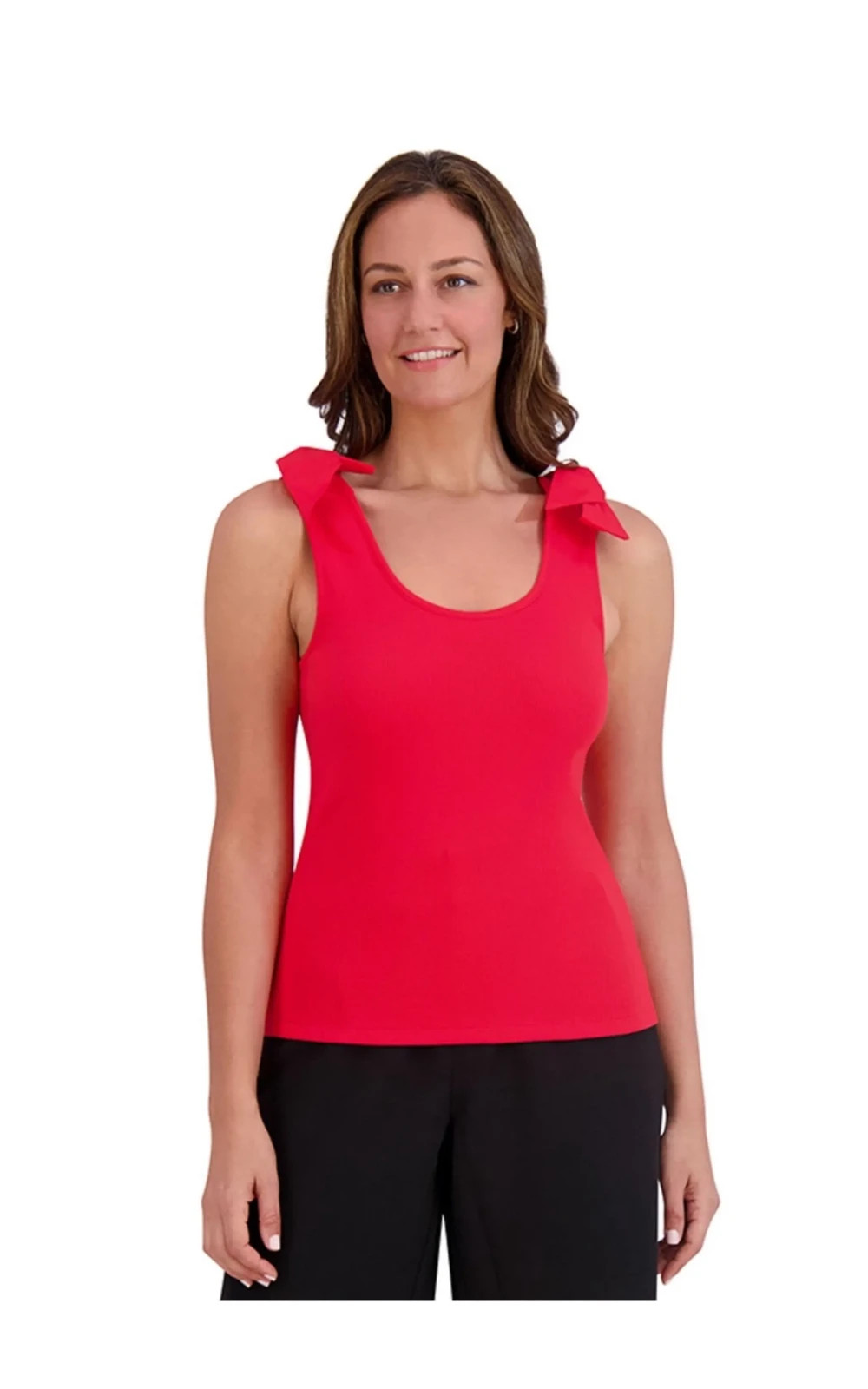 Women’s French Connection Bow Tank Top Red