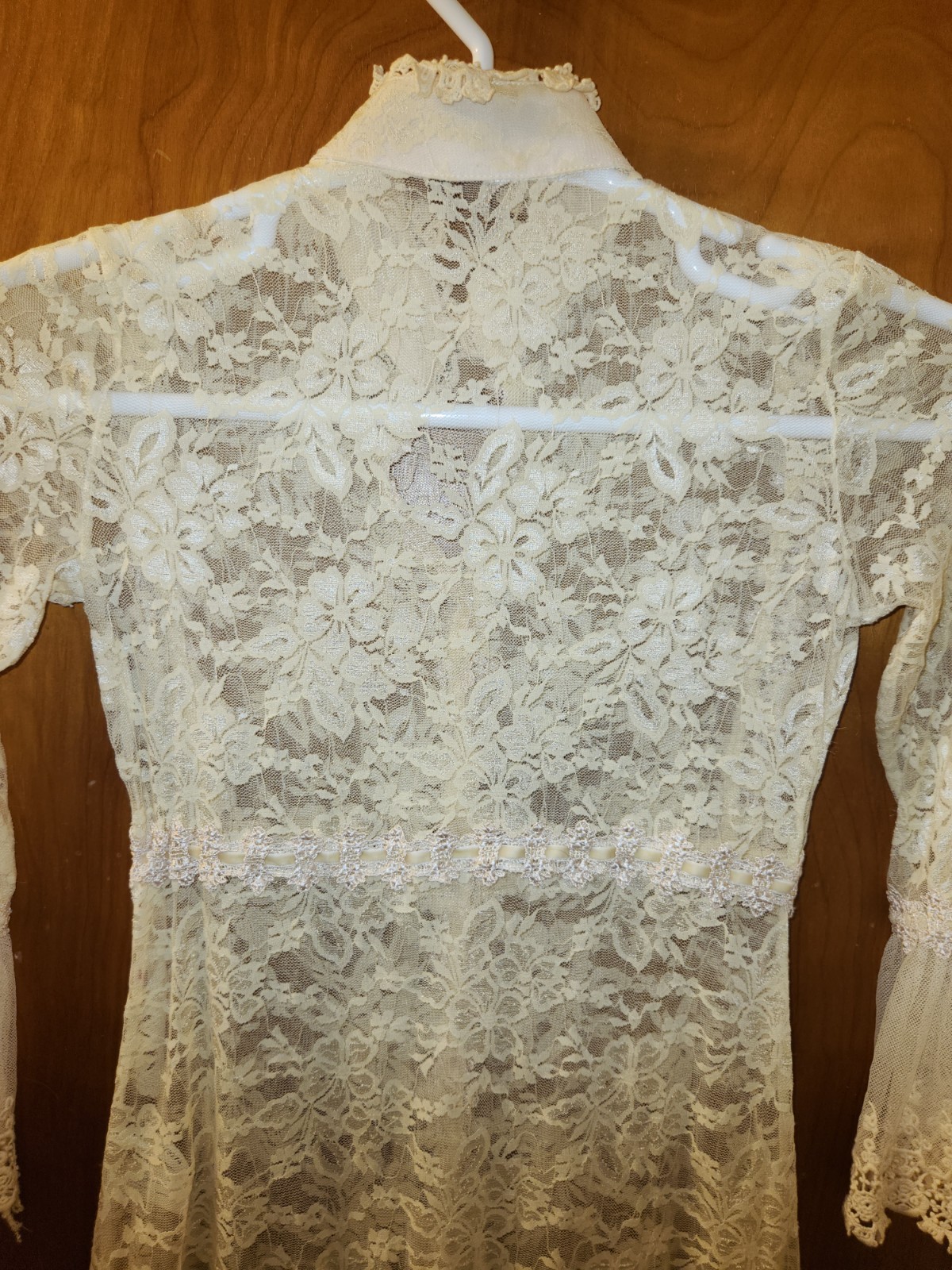 Boston Proper Women’s Cream Lace Button Front Tunic Size XXS Romantic Victorian