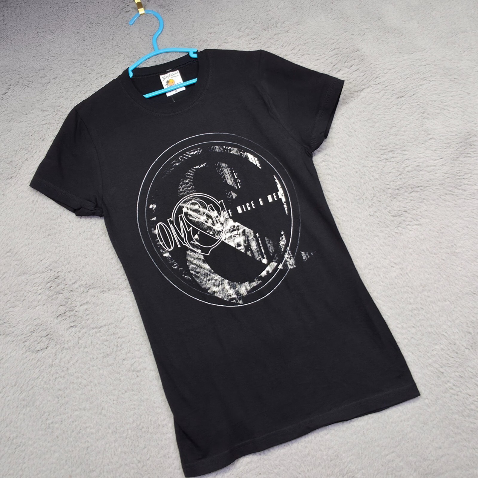 Of Mice and Men Shirt Juniors XS Black Metal Rock Band Music Concert RePrint