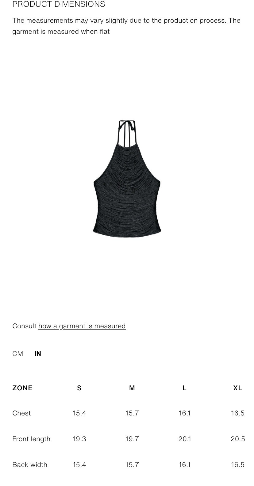 ZARA FRINGED HALTER TOP SZ S,M,LBlack 4772/101/800
