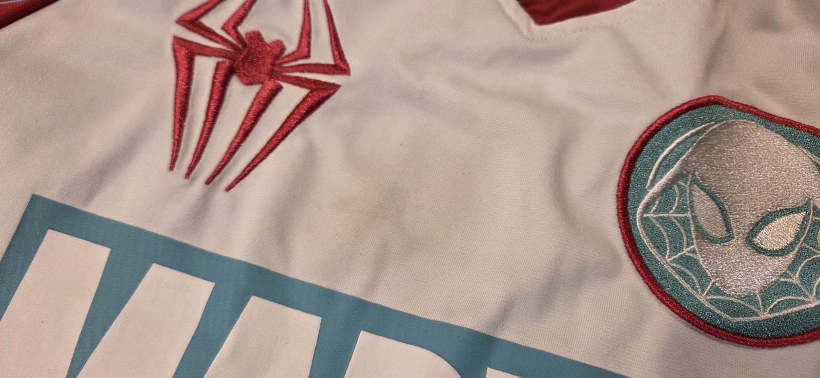 Ghost Spider Gwen Stacy Marvel Spider Man Soccer Jersey Adult Womens Small