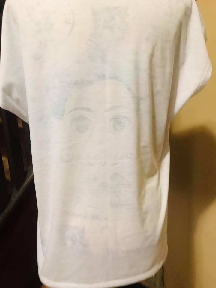 Multi-colors Graphic-Print Relax style Blouse Size M