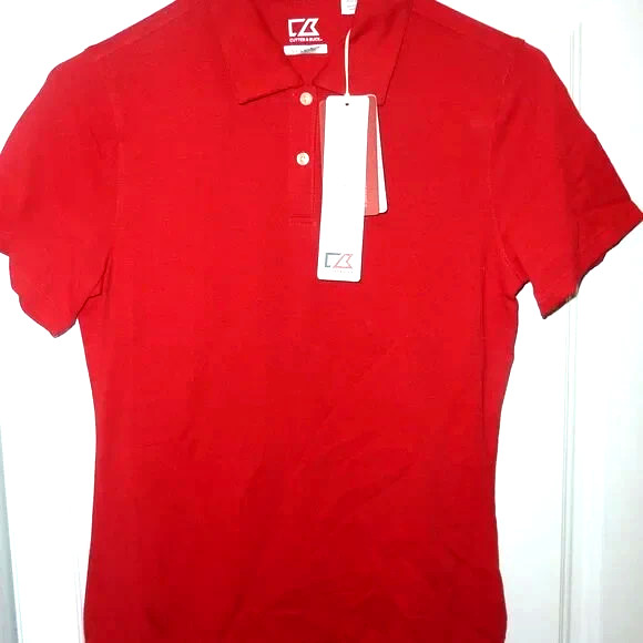 NWT Ladies Cutter & Buck DryTec Golf Shirt Size XS