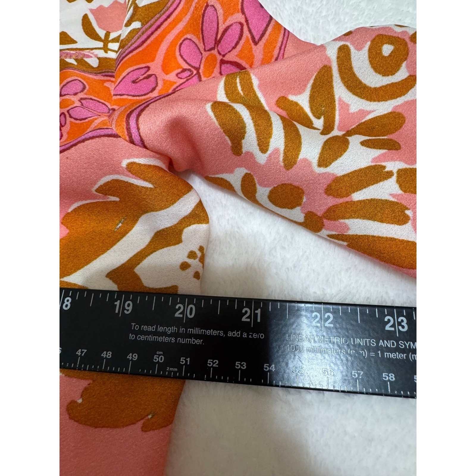 Alex Marie Womens Pink Floral Paisley Button Down Shirt Small Resortwear Coastal
