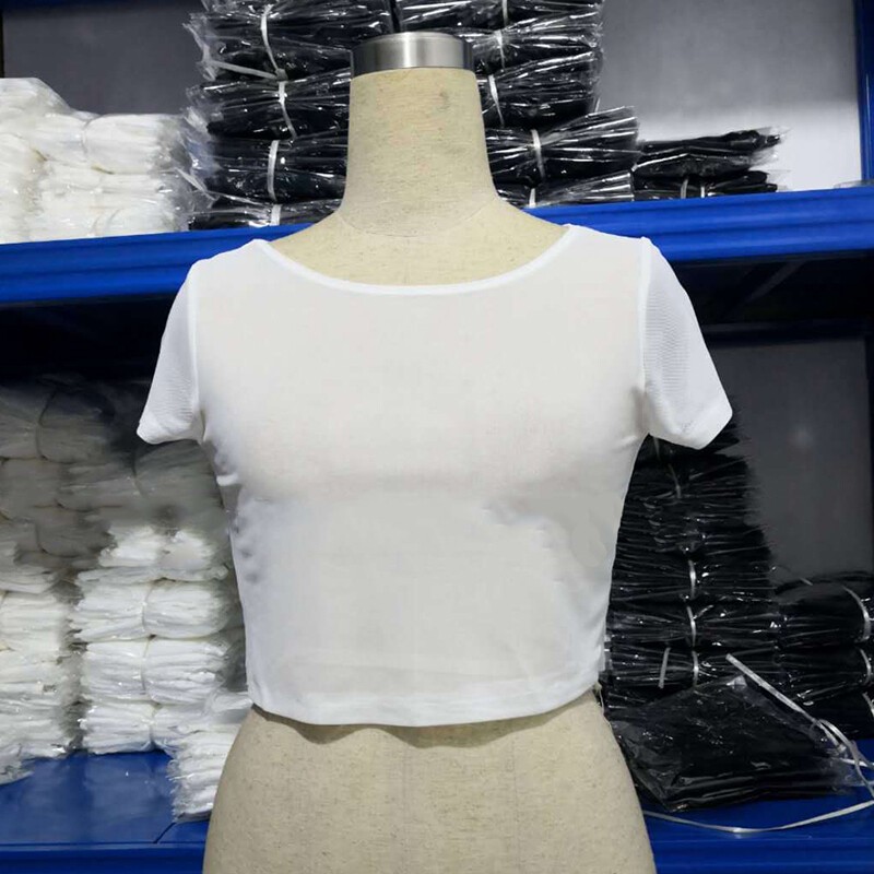 Ladies See Through Mesh Sheer Tank Crop Top Vest T-Shirt Blouse Tee Fishnet Slim