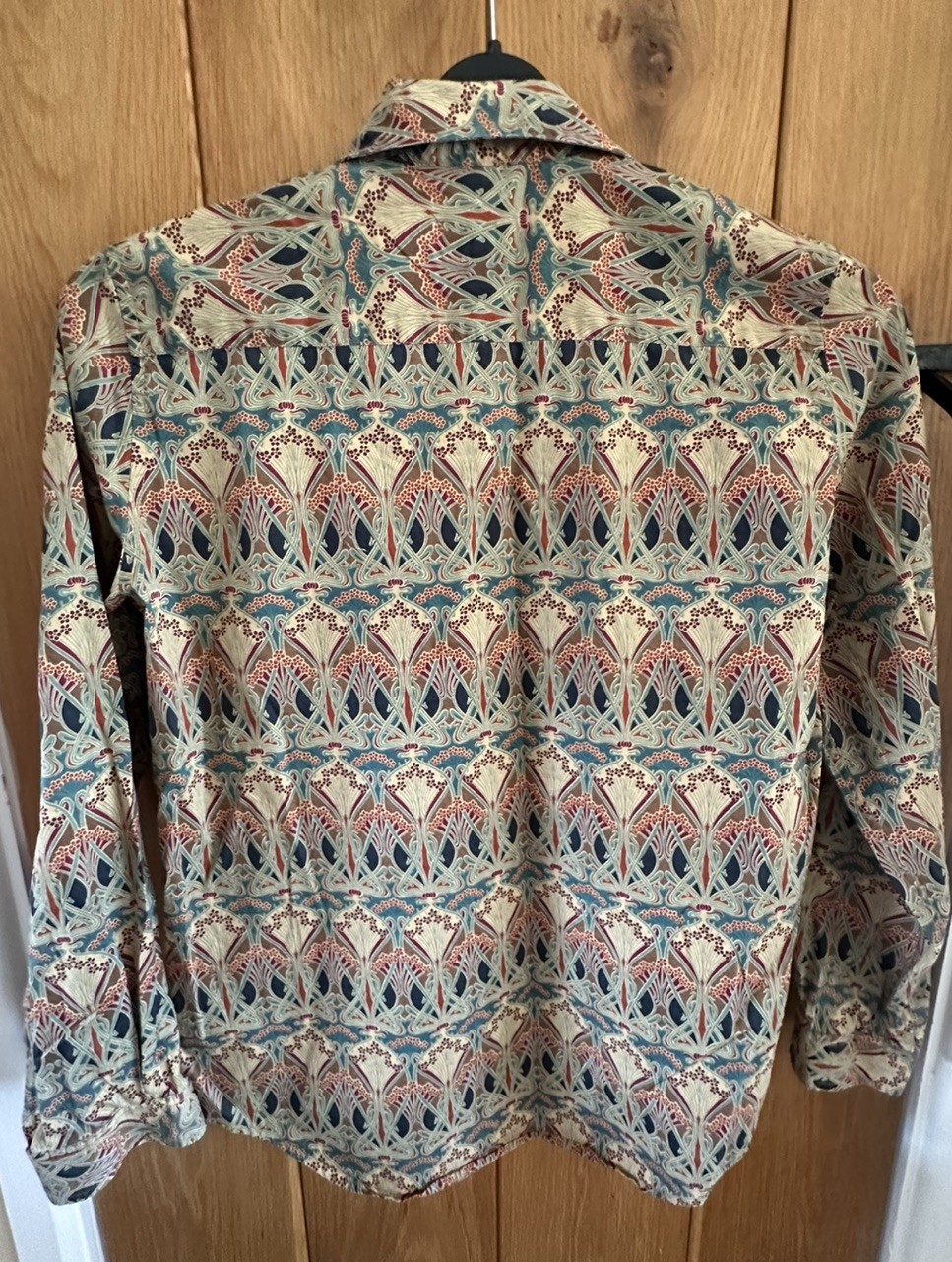 JAMES MEADE Liberty Pattern Tana Lawn Ianthe Print Fabric Cotton Shirt