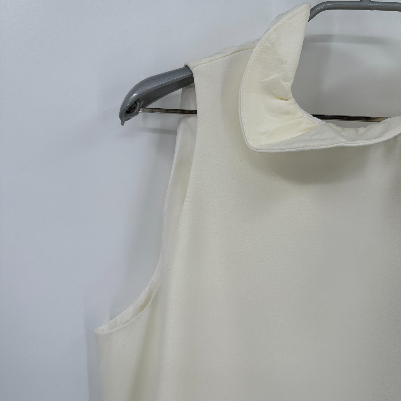 Tuckernuck Ivory Mason Blouse sz XL Sleeveless Top Ruffle Bow Tie NWT