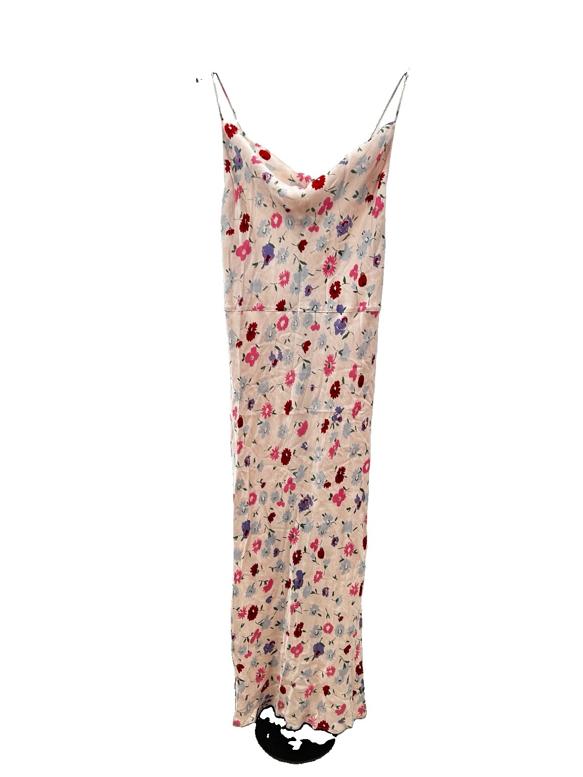 Samsøe Samsøe Woman’s Slipdress pink base colorful floral Pattern Size M