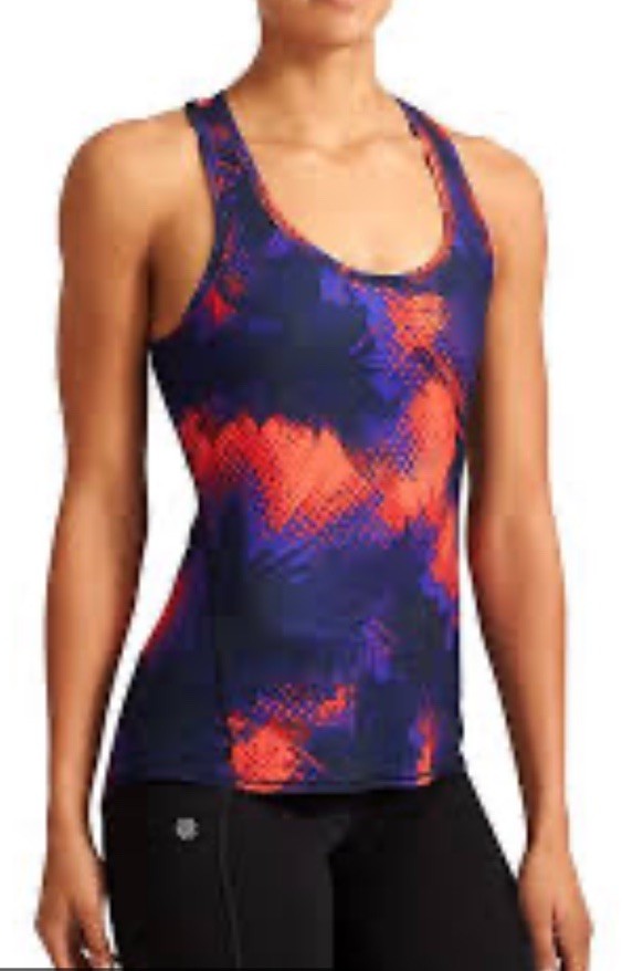 ATHLETA Women’s Size M Racerback Chi Tank Electro