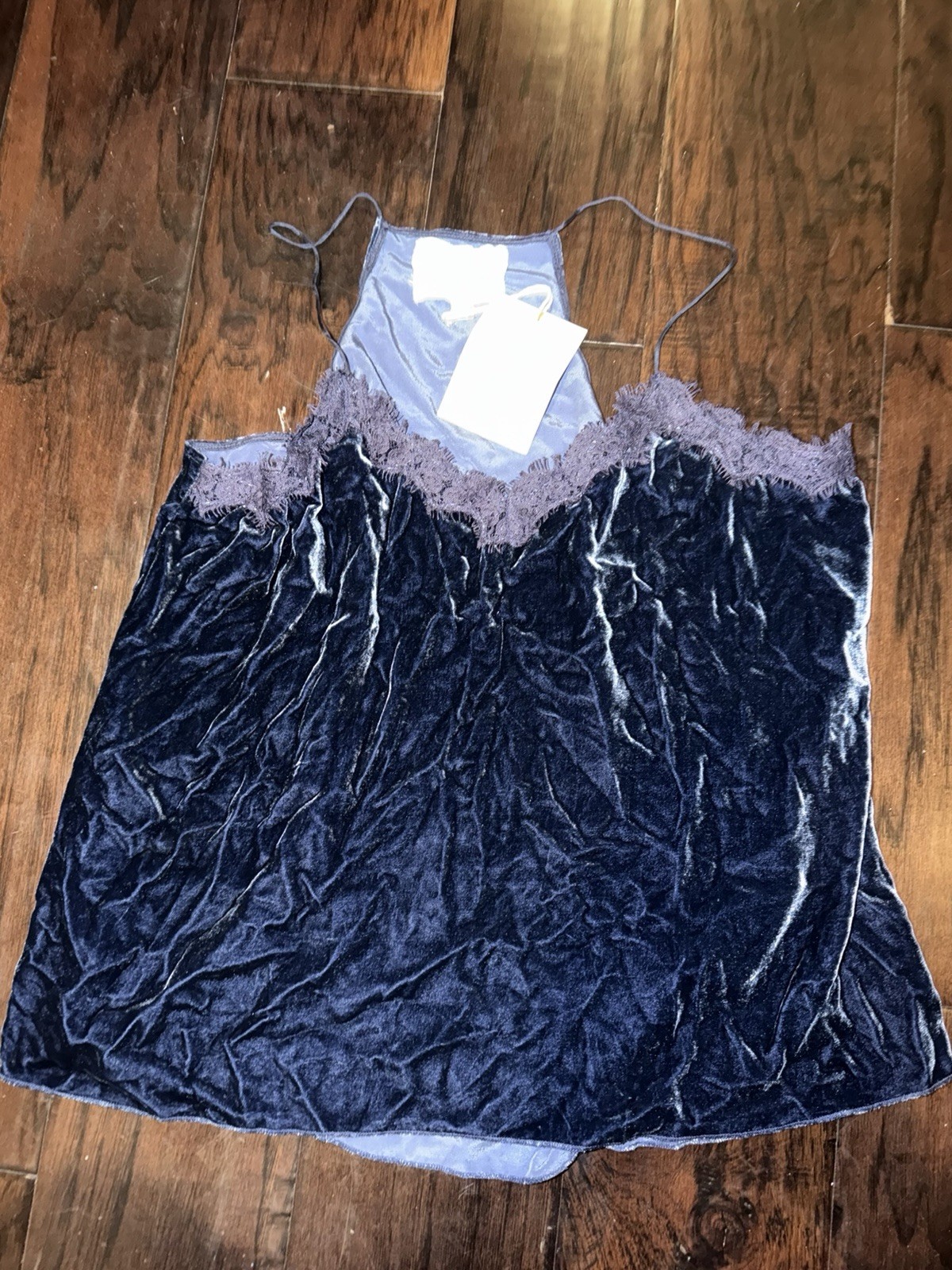 Love Johnny Was Meredith Velvet Cami Luxury Rayon Silk Cami XL