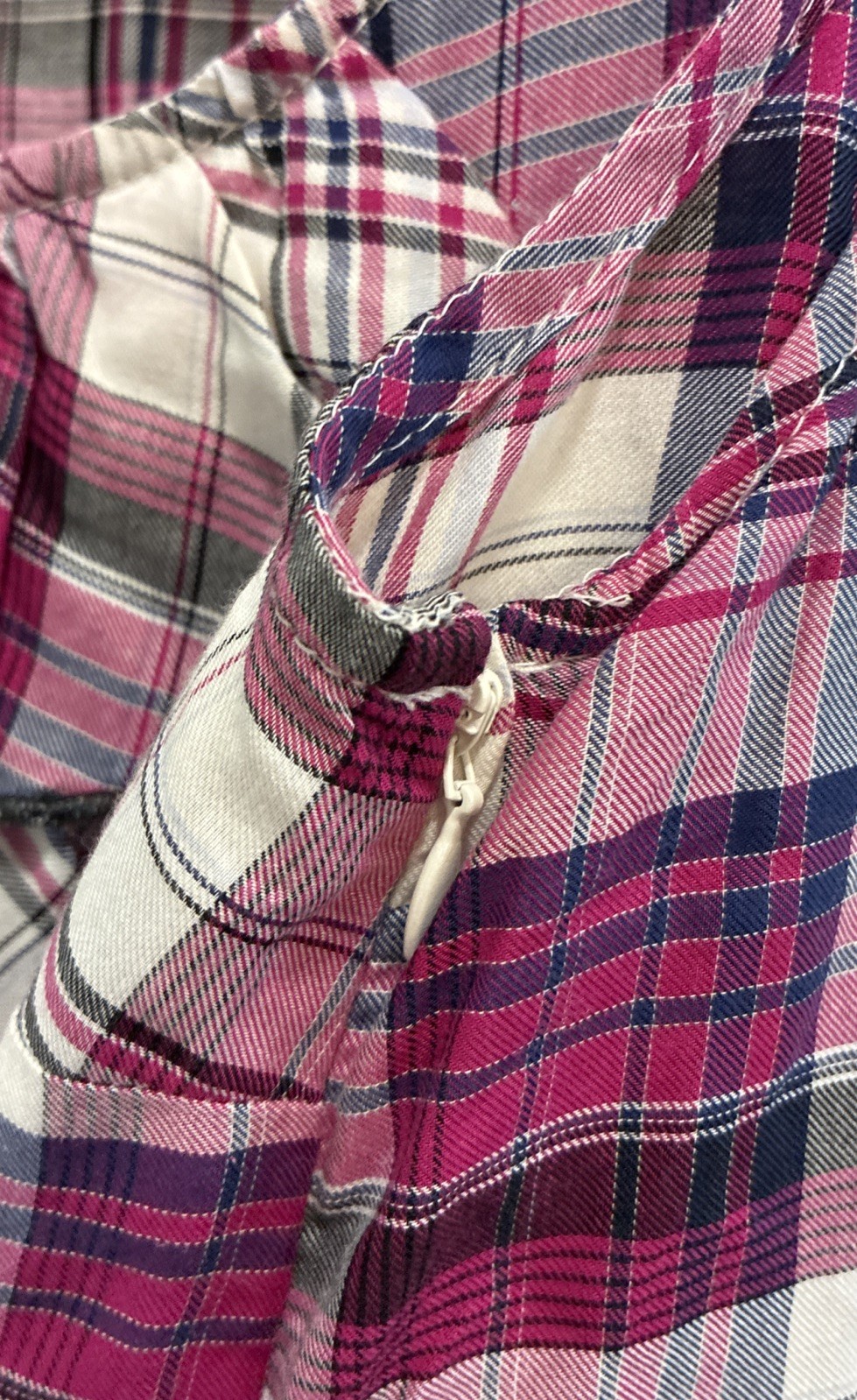 Tommy Hilfiger Multicolor Plaid Tiered Ruffle Wide Strap Tank Top Size S
