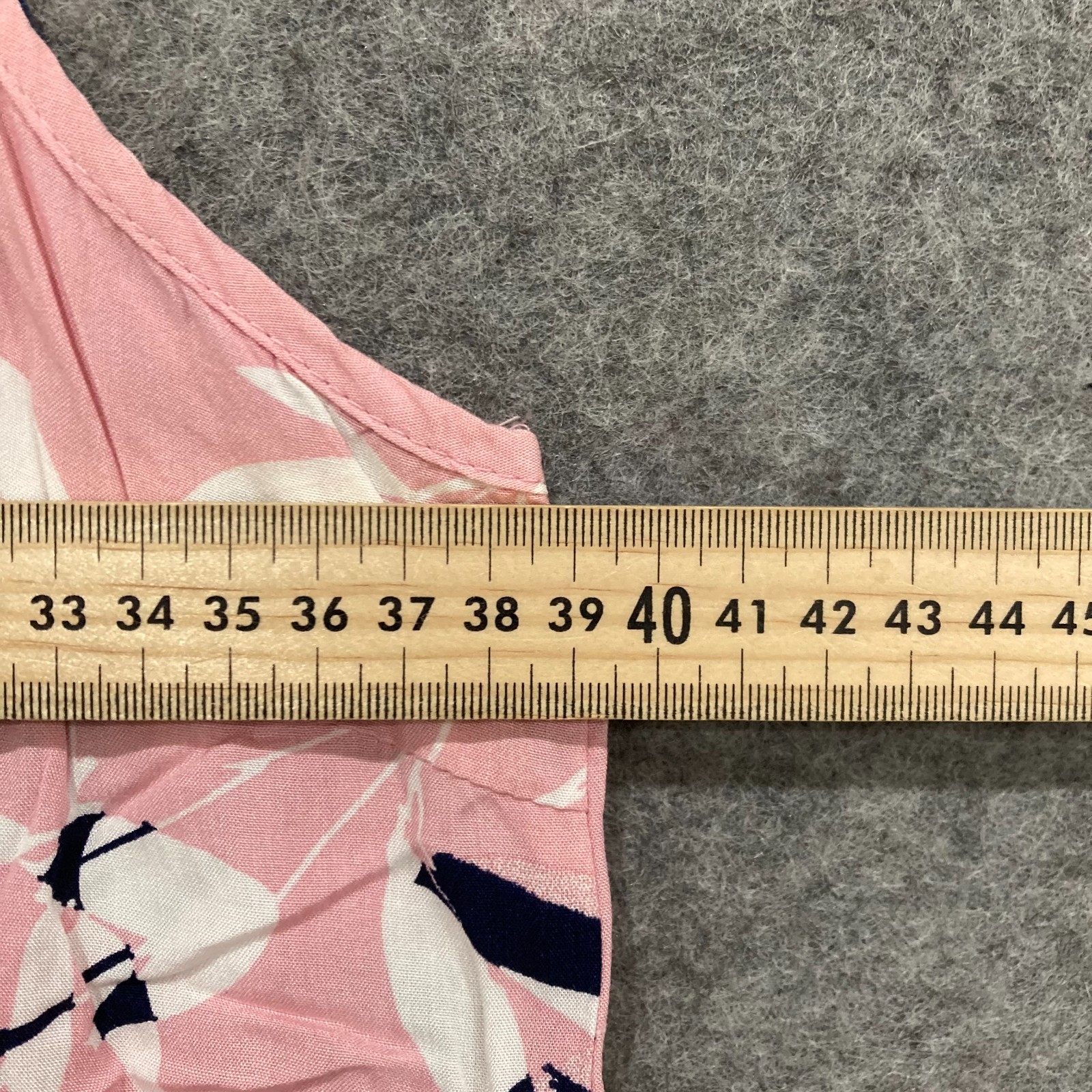 Caroline Morgan Womens Top Size 10 Pink Floral Sleeveless Viscose 722