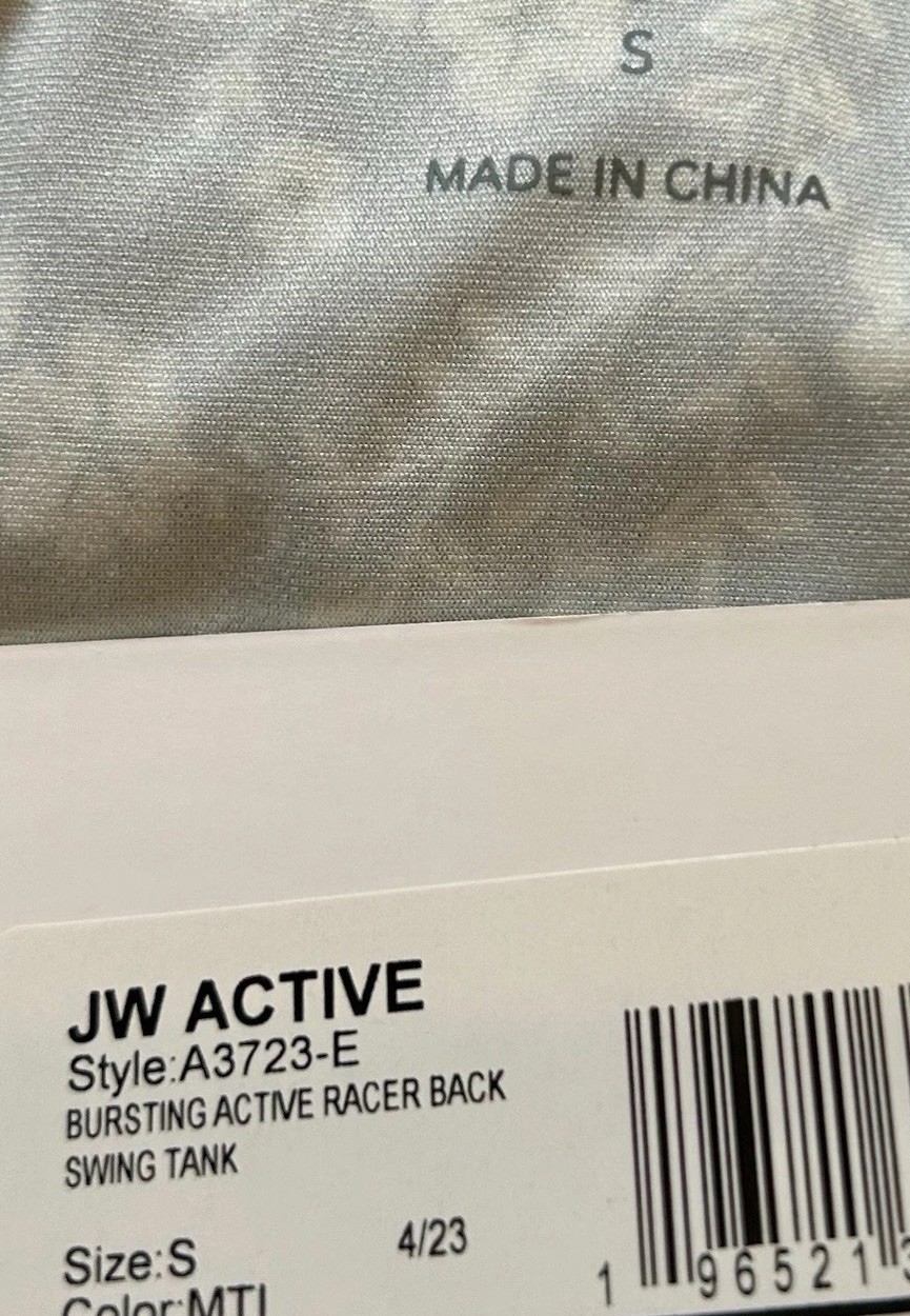 Johnny Was Bee Active, Racer Back, Swing Tank, Size Small, NWTs