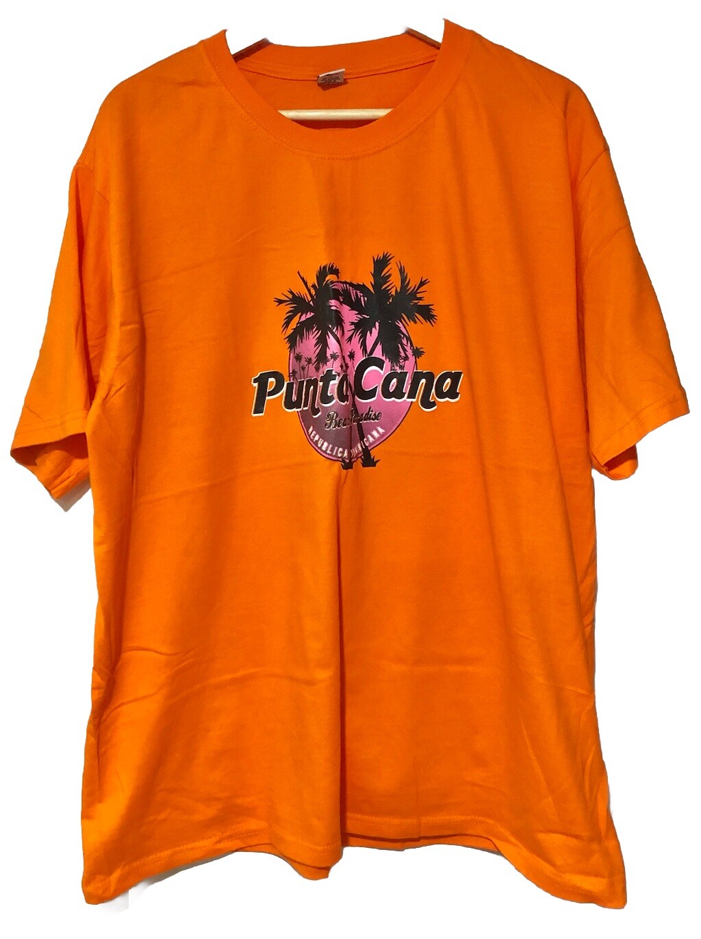Ram Punta Cana souvenirs Dominican Republic T-Shirt Tropical Design Vacation XL