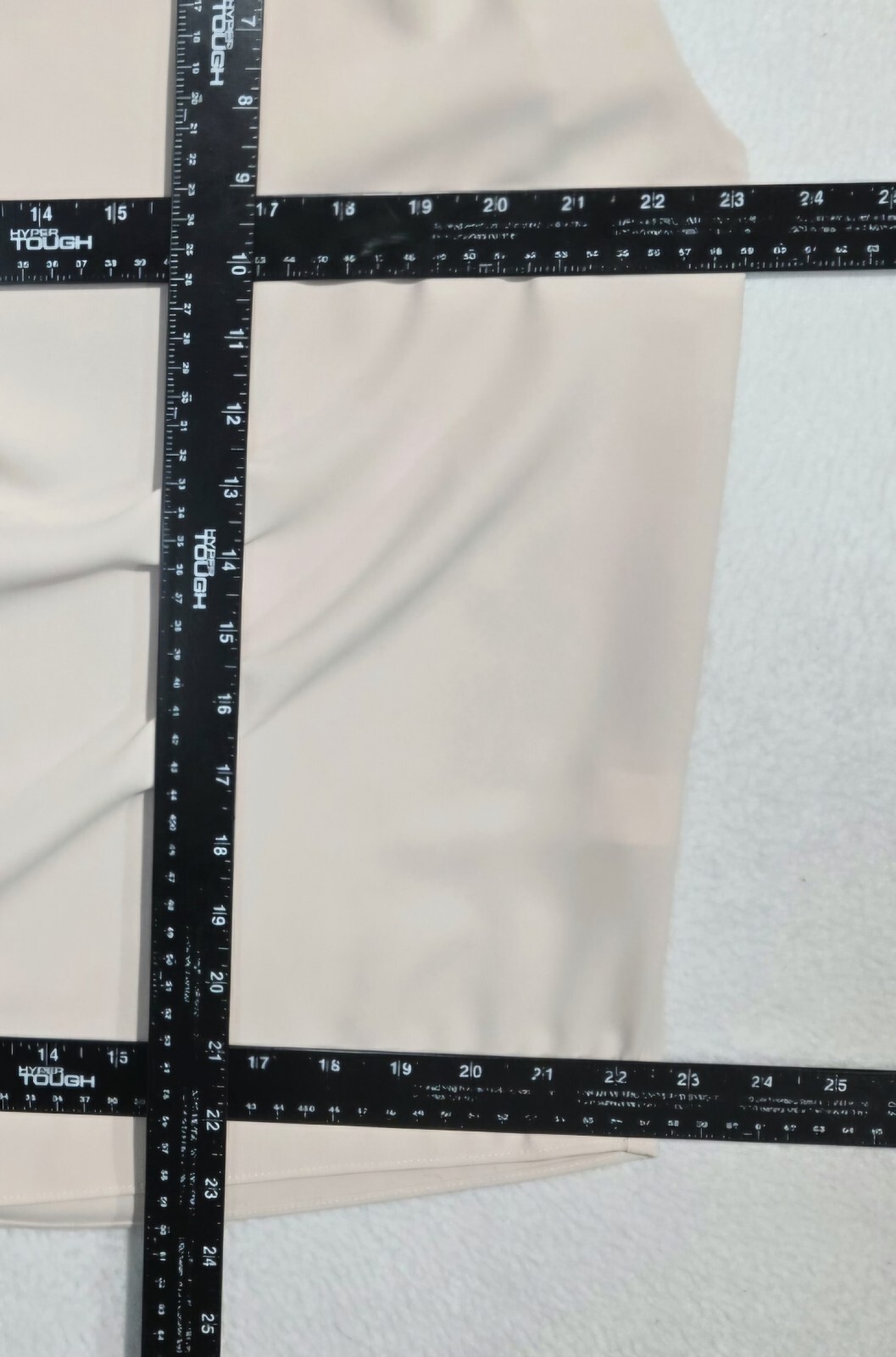 AMANDA UPRICHARD “Fabienne” Sleeveless Draped Neck Top Keyhole Back Beige LARGE