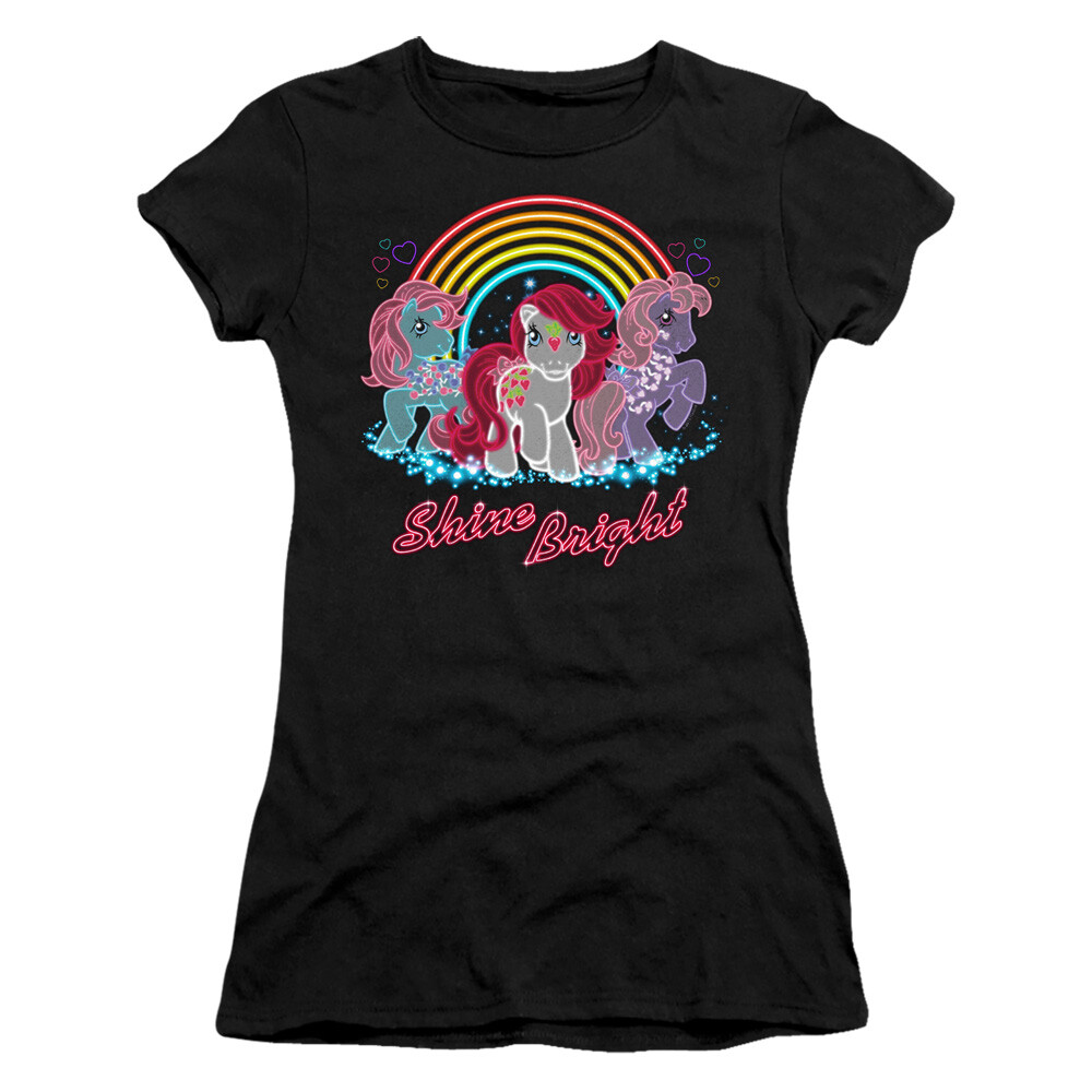 MY LITTLE PONY RETRO NEON PONIES Licensed Women & Junior Tee Shirt SM-2XL