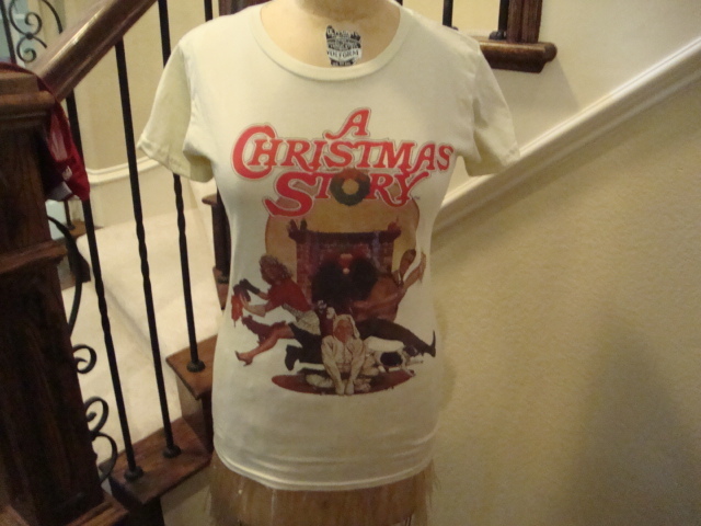 A CHRISTMAS STORY funny movie ladies fit cute T Shirt L