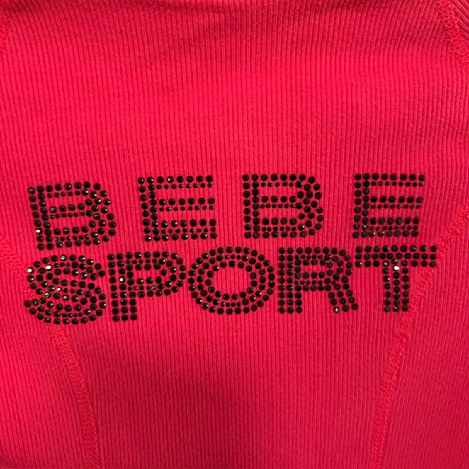 BEBE SPORT Fitted Turtleneck Top