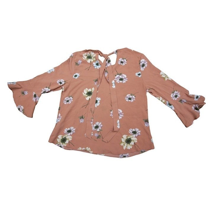 Mine Women’s Top Blouse Size L 3/4 Sleeve FREE SHIPPING